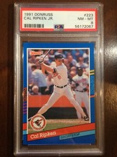 1991 Donruss — Cal Ripken Jr. — 10th Year — PSA 8