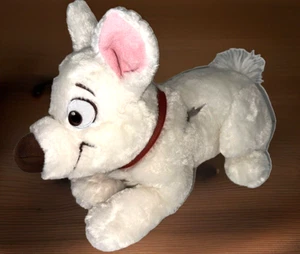 Disney White 18" Lightning Bolt Plush Dog Swiss White German Shepherd - Picture 1 of 10