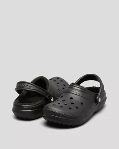 Crocs Classic Lined Clog Warm and Fuzzy Slippers Slip On M Size 10/W Size 12 - Picture 1 of 5