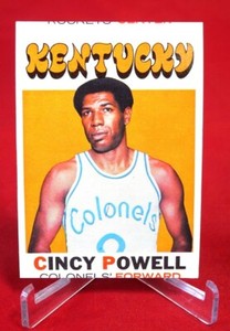 Cincy Powell Topps ABA Basketball Card 1971 #207 EX