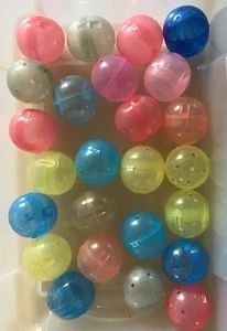 25 leere - kleine Kapseln für Gashapon Maschine Bandai - Japan - mehrfarbig - Bild 1 von 3
