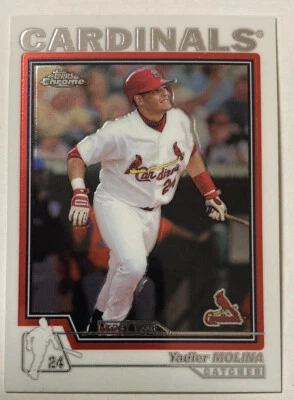 Yadier Molina 2004 TOPPS CHROME Rookie Card #219  (2352)   - Image 1 of 2
