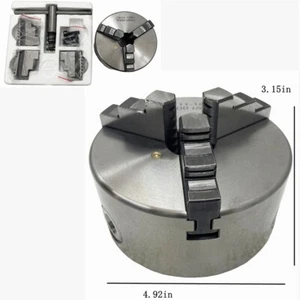 Three-Jaw Self-Centering Chuck K11-125 Cast Iron Material Three Jaw Chuck - Picture 1 of 16