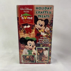 Walt Disney World at Home for Kids Holiday Crafts and Treats VHS Factory Sealed  - Bild 1 von 6