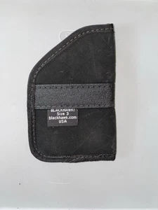 Black Hawk Size 3 Pocket / Friction Holster, LH, RH, Ambidextrous, Sub Compact - Picture 1 of 6