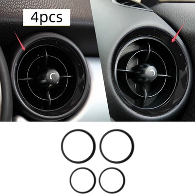 Kit de salida de aire ABS negro cubierta de marco para Mini Cooper R54 R55 R56 2006-2013 Foto 1 de 4