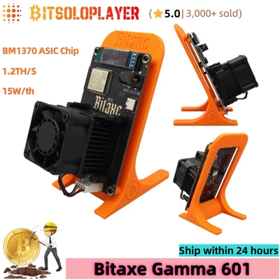 Open Source Bitaxe Gamma 601 BM1370 Chip 1.2TH/S 2.4G WiFi ASIC BTC Solo Miner - Image 1 of 4