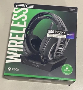 Auriculares inalámbricos y soporte de carga RIG 800 Pro HX para Xbox - negros - CAJA ABIERTA - Imagen 1 de 10