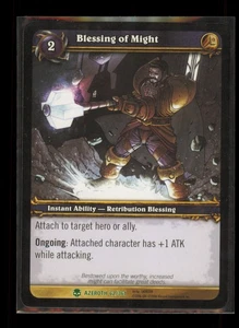 WoW TCG Blessing of Might #62/361 Heroes of Azeroth Instant Ability NM or Better - Picture 1 of 2