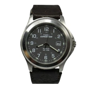 Orologio Timex Expedition Indiglo WR 50m orologio da polso analogico batteria nuova - Foto 1 di 7