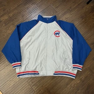 G-III By Carl Banks Mens Chicago Cubs MLB Full-Zip Windbreaker Jacket 4XL Vtg - Picture 1 of 9