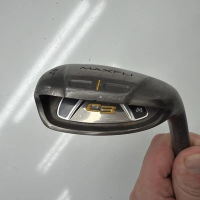 Mens RH Maxfli Black C3 42* Chipper Steel Saft Great Lamkin Grip - Image 1 of 4