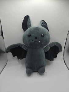 Send A Friend Plush Bat Black Gray Cute 17 Inch Wingspan Halloween stuffed bats - Picture 1 of 3