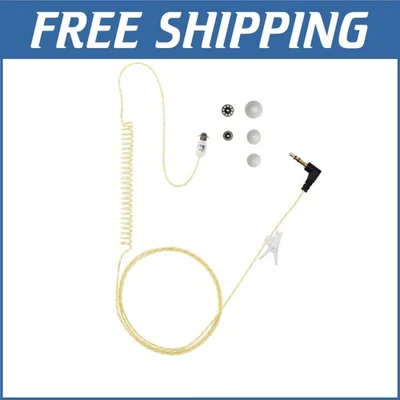 Comfortable 3.5mm Police Earpiece with Multiple Size Earplugs for All Day Wear - Image 1 of 4