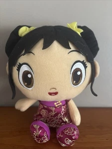 Nickelodeon Ni Hao Kai-Lan 10”Plush Doll Fisher Price Mattel 2009  Purple Outfit - Picture 1 of 4