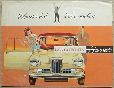 WOLSELEY HORNET MK I Car Sales Brochure 1961 #H&E 61115 - Image 1 of 3