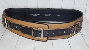 KAREN MILLEN leather belt, size 2 - Picture 1 of 16