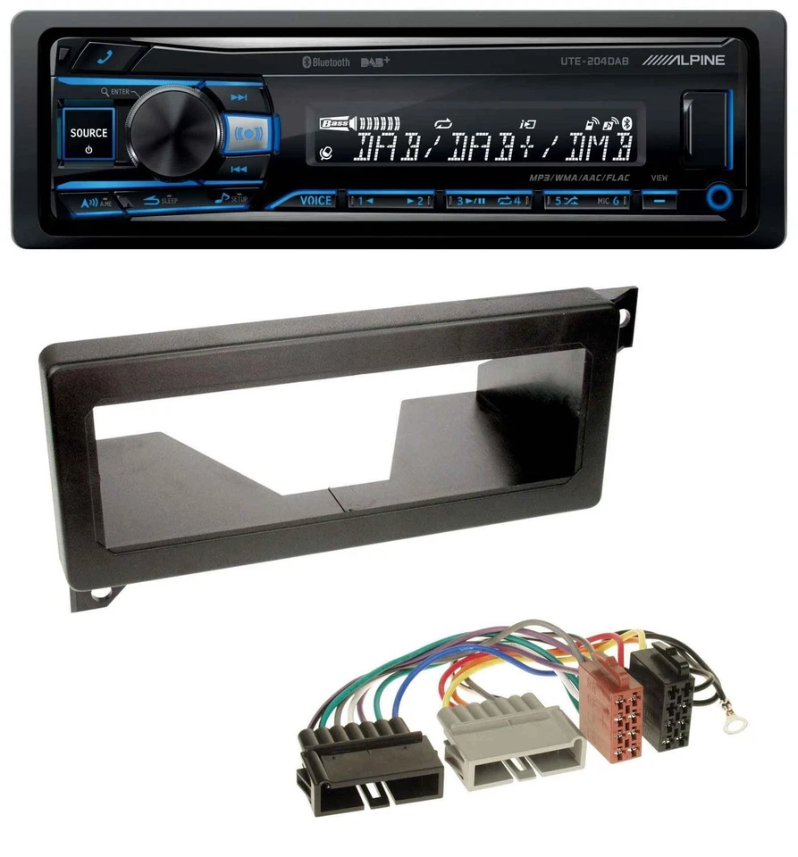 Alpine USB Bluetooth DAB MP3 Autoradio für Chrysler Voyager Vision Neon Jeep Gra - Bild 1 von 4