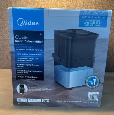 Nuevo deshumidificador inteligente Midea Cube 50 pintas Foto 1 de 4
