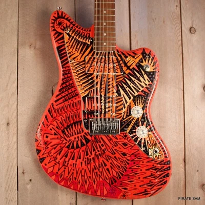 Squier Paranormal Jazzmaster XII 12-saitige E-Gitarre - Fiesta Red - Bild 1 von 4