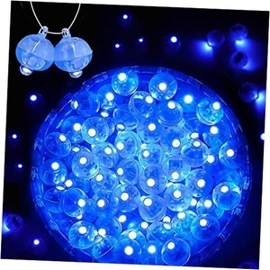 LED Lights, 100pcs Mini Balloons Light up Balloons for Party 100 Pcs Blue - Picture 1 of 7