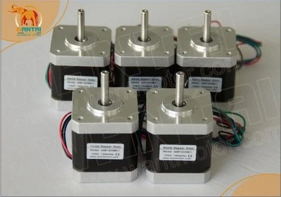 5PCS Nema17 for 1.7A,4200g.cm,48mm length,2-Phases,0.9°,42BYGHM809 Wantai Motor - Image 1 of 4