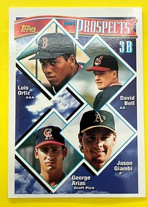 1994 TOPPS #389 TOP 3RD BASE PROSPECTS - ORTIZ, BELL, ARIAS & GIAMBI 013124 - Picture 1 of 2
