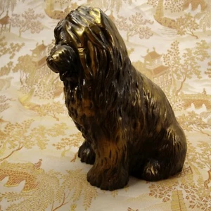 Aldon großes sitzendes Schäfer Hund Keramik 6" groß - Bild 1 von 6