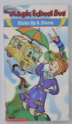 The Magic School Bus Kicks Up a Storm (VHS, 1995) Scholastic Educational - Image 1 of 4