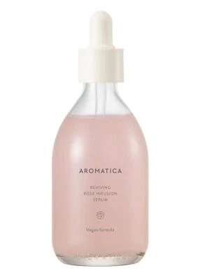 Suero para infusión AROMATICA Reviving Rose 3,38 oz / 100 ml, vegano, antienvejecimiento, Foto 1 de 4