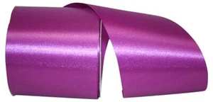 Florist Ribbons: 4" x 50 yards -- Satin Acetate Ribbon -- Fuchsia Color - Picture 1 of 1
