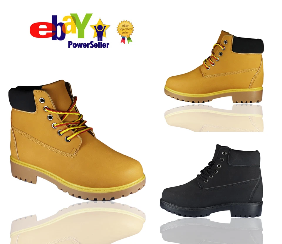 Ladies Hiking Boots Women's Ankle Desert Trail Combat Chelsea Walking Shoes Size - Image 1 of 1