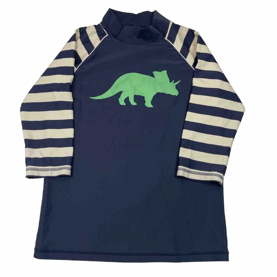 Camisa Mini Boden Juvenil Natación Dinosaurio Rayas Manga 3/4 Talla 9-10 Años Foto 1 de 4