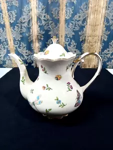 Burton & Burton Morning Meadow Porcelain Teapot NEW NOS - Picture 1 of 9
