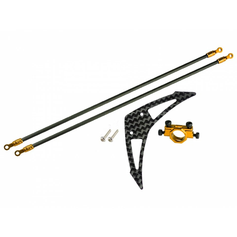 Juego de montaje de soporte de pluma trasera de fibra de aluminio/C MH (ORO)-HOJA 250CFX/230S/230S V2/Inteligente Foto 1 de 1