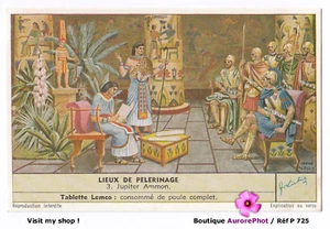 LIEU DE PÈLERINAGE, JUPITER AMMON, ALEXANDRE LE GRAND, CHROMO LIEBIG -P725 - Imagen 1 de 2