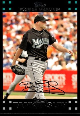 2007 Topps #579 Taylor Tankersley Florida Marlins - Image 1 of 2