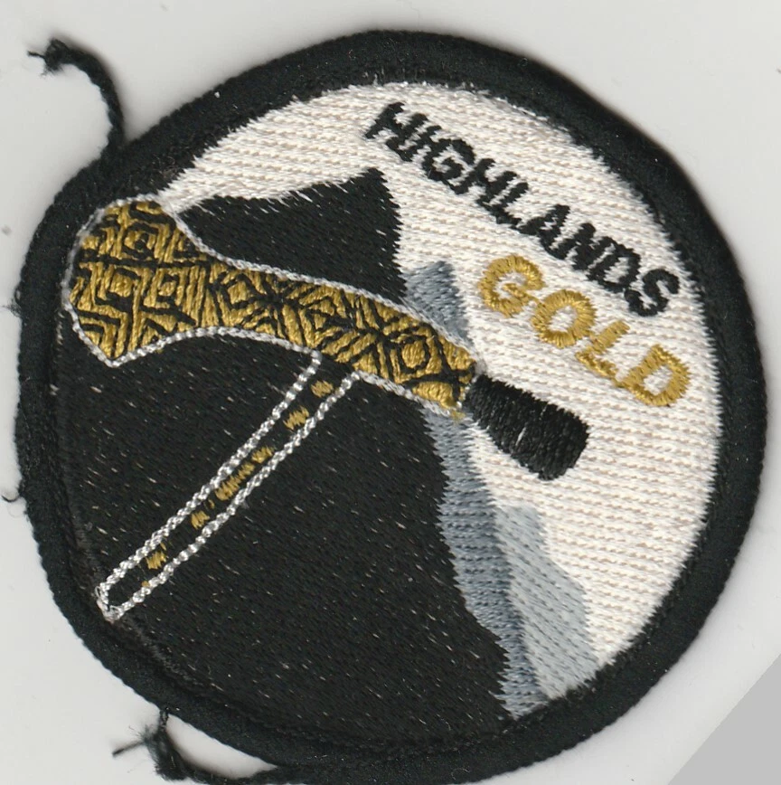 Highlands Gold Patch ~ Approximately 2.75" - Image 1 of 2
