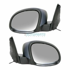 Set Of 2 Power Door Mirror Manual Folding Heated Fits 2009-18 Volkswagen Tiguan