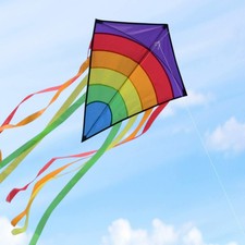 Homegoo Aquilone per Adulti, Easy Flyer Aquiloni Arcobaleno All'aperto 1 Pack