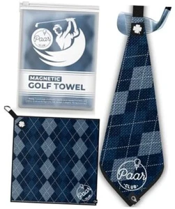 Magnetic Golf Towel 18x18 | Golf Towels for Men | 18 x 18-Inch Argyle Blue - Picture 1 of 7