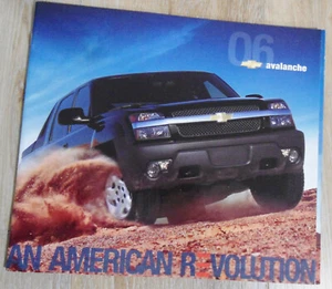 NEUWERTIG CHEVROLET 2006 CHEVY AVALANCHE Z71 LT ORIGINAL VERKAUFSPROSPEKT NEU - Bild 1 von 9