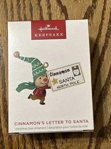 Hallmark 2023 Keepsake - Lettera della cannella a Babbo Natale - Limited - Foto 1 di 3
