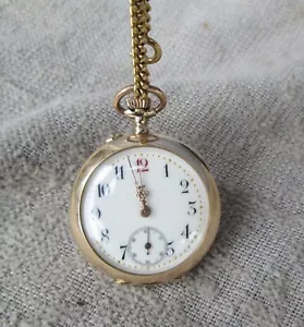 Antique Ladies Pocket Watch 32mm High Quality Split Balance 16j Lever Esc. - Picture 1 of 24