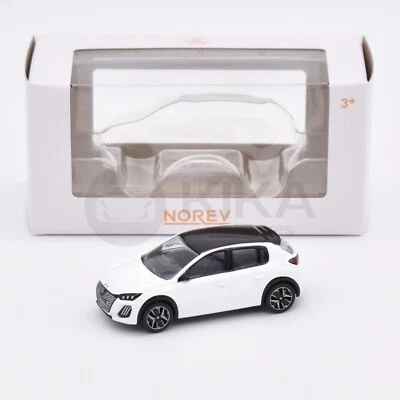 Peugeot 208 GT Blanc Banquise 2024 NOREV 3 inches 1/64 - Photo 1/4