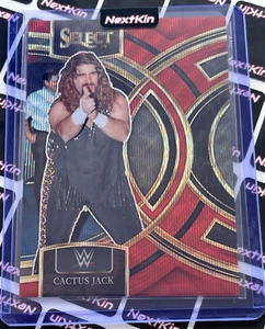2024 Panini Select WWE Legends Cactus Jack /99 Red Wave Premier Level Mick Foley - Foto 1 di 3