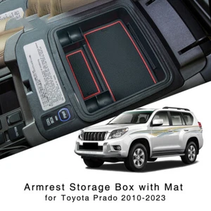 For Toyota Land Cruiser Prado J150 2010-2023 Car Armrest Storage Organizer Box - Picture 1 of 11