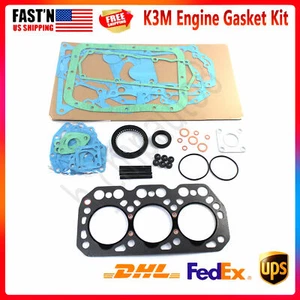 K3M Engine Gasket Kit MM408438 For Mitsubishi MT300 MT301D Tractors MM408438 US - Bild 1 von 6