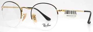 NEW RAY-BAN RB 3947V 2946 BLACK GOLD AUTHENTIC FRAMES EYEGLASSES 48-22 - Picture 1 of 5