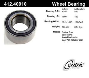 Centric Parts 412.40010 Wheel Bearing